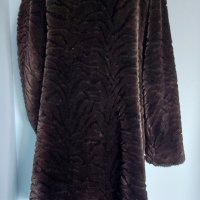 Германско палто с косъм е животински принт / голям размер , снимка 9 - Палта, манта - 43758993