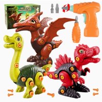 Kомплект от 3 играчки за разглобяване на динозаври , снимка 1 - Образователни игри - 43865779