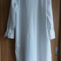 H&M - бяла рокля/риза, снимка 2 - Рокли - 40535718
