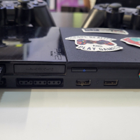 PLAYSTATION 2 SUPERSLIM + ДЖОЙСТИК, снимка 2 - PlayStation конзоли - 44880404