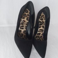 Елегантни дамски обувки  PAOLO BOCELLI , велурени , номер 38, снимка 2 - Дамски елегантни обувки - 40626311