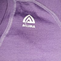 ACLIMA (S) дамска термо  блуза 100% мерино вълна, снимка 3 - Тениски - 38565206