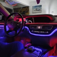 Монтаж на амбиентно осветление за автомобили. Car ambient light , снимка 15 - Аксесоари и консумативи - 40441222