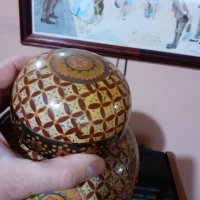 Сатцума Satsuma стара голяма ваза буркан порцелан, снимка 4 - Антикварни и старинни предмети - 43170961