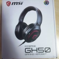 Геймърски слушалки MSI GH50 Immerse за компютър RGB 7.1 surround sound, снимка 1 - Слушалки за компютър - 39866148