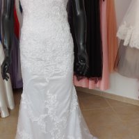 булченска сватбена рокля русалка, снимка 8 - Сватбени рокли - 32668725