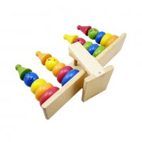 3575 Дървена играчка за сортиране и баланс, снимка 9 - Образователни игри - 37773145