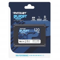 SSD 120GB Patriot Burst Elite 2.5" SATA3, 6Gb/s - нов твърд диск, запечатан, снимка 1 - Твърди дискове - 31635499