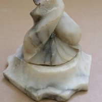 Стари Уникални ръчно резбовани в мрамор делфини, снимка 3 - Антикварни и старинни предмети - 40285966