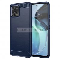 Motorola Moto G72 Противоударен Силиконов Гръб - Карбон, снимка 3 - Калъфи, кейсове - 40056132