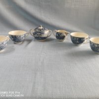 Старинен порцеланов сервиз за чай-Англия , снимка 1 - Антикварни и старинни предмети - 32246435