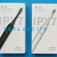 💧🥓 Ултразвукова електрическа четка за зъби SONIC X3 +4глави почистване избелване петна , снимка 2 - Други - 37305728