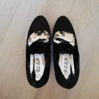 Черни обувки на висок ток, снимка 3 - Дамски обувки на ток - 26612828