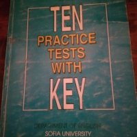 ten practice tests key , снимка 1 - Чуждоезиково обучение, речници - 43562019