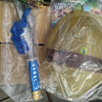Коруба на костенурка нинджа с оръжия и маска за очите., снимка 1 - Играчки за стая - 43285370