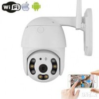Куполна WIFI smart камера 2MPX- 4+4LED A0012, снимка 1 - HD камери - 32277294