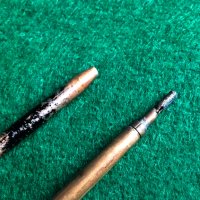 Миниатюрен стар молив форма бастун със слонова кост дръжка, снимка 6 - Антикварни и старинни предмети - 43254777