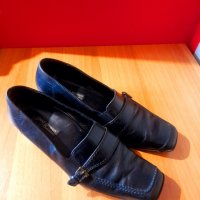 №40 черни обувки на фирма PAUL GREEN естествена кожа, снимка 1 - Дамски ежедневни обувки - 32582944