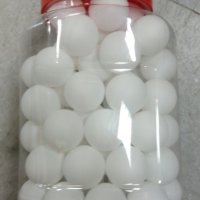 топчета за тенис на маса нови 40+мм бели , жълти без печат цена 0.30 лв бр   количество, снимка 1 - Тенис - 29057634