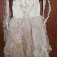 Официална рокля и подарък ръкавици, снимка 2 - Детски рокли и поли - 40621487