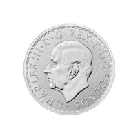 1 oz Сребърна монета "Британия" 2024 - Великобритания, снимка 2 - Нумизматика и бонистика - 43072553
