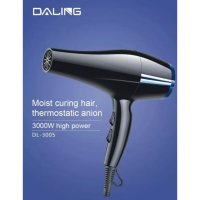 Елегантен Сешоар Daling DL-3005, Дифузер, 3000 W, Черен, снимка 2 - Сешоари - 40347277