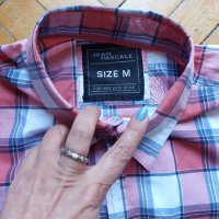 Мъжка брандова риза в каре "Jean Pascale"® , снимка 3 - Ризи - 33397489