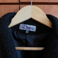ДЕНС дамско черно палто в размер S, снимка 2 - Палта, манта - 43101362