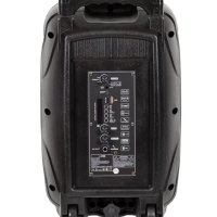 Преносима Bluetooth Тонколона високоговорител 20 W с колелца и функция за караоке черен, снимка 5 - Тонколони - 43425019