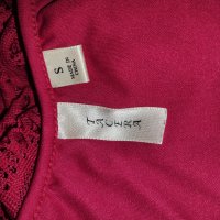 Розова дантелена блуза р-р М , снимка 4 - Ризи - 43915525