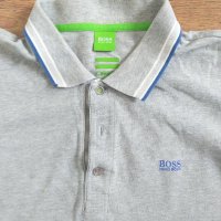 Hugo Boss Green Label Paddy Grey Polo Shirt - страхотна мъжка тениска, снимка 2 - Тениски - 28812250