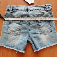 Детски дънкови къси панталони, снимка 2 - Детски къси панталони - 36555925