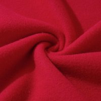 Унисекс Мека Ватирана Блуза в Ярко Червен Цвят с Уникална Щампа / Готин Дизайн, снимка 3 - Блузи - 39564294