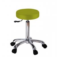 Козметичен/фризьорски стол -*табуретка Fast 53/73 см - бяла/сива/черна/зелена, снимка 4 - Педикюр и маникюр - 28262551