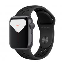 APPLE WATCH NIKE SPACE GRAY CASE/ANTHRACITE BLACK SPORT BAND 44MM SERIES 5, снимка 2 - Apple iPhone - 26666202