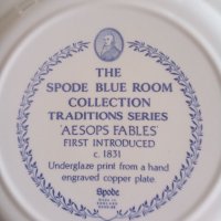 Колекция Spode Blue Room Чиния за хранене „БАСНИ НА ЕЗОП” . , снимка 2 - Декорация за дома - 43968268