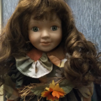 Ръчно изработена стара порцеланова кукла , снимка 3 - Колекции - 44883309