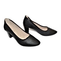 Дамски елегантни обувки в черно 265-1, снимка 2 - Дамски елегантни обувки - 44138506