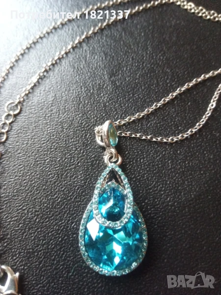 Колие с кристали, снимка 1