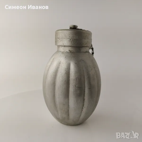 Старa алуминиева манерка от полската армия 1957г #5623, снимка 1