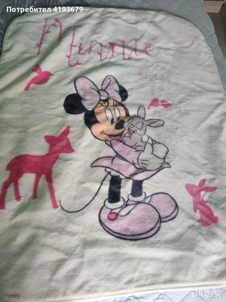 Детско одеало ново с Мини Маус -25 лв, снимка 1