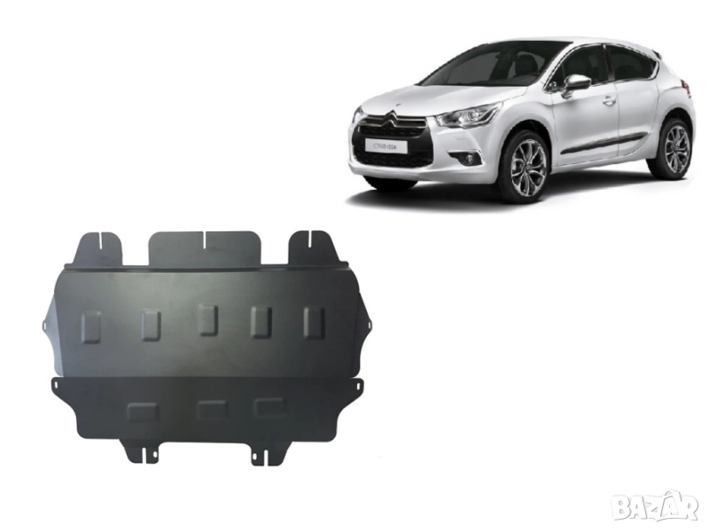 Метална кора под двигател и скоростна кутия Citroen DS 4 2010г – 2018г, снимка 1