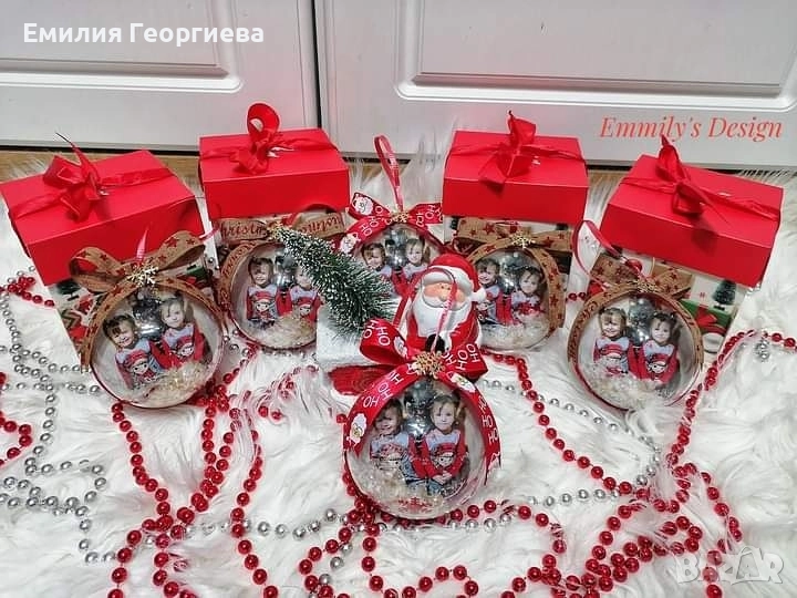 Коледни топки със снимки ♥️, снимка 1