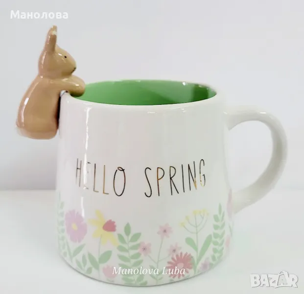 Порцеланова чаша HELLO SPRING / EASTERS WISHES , снимка 1