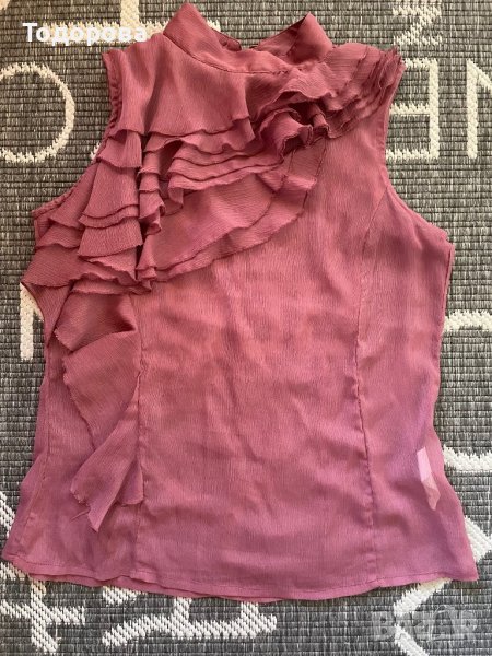 Тъмнорозов топ., снимка 1
