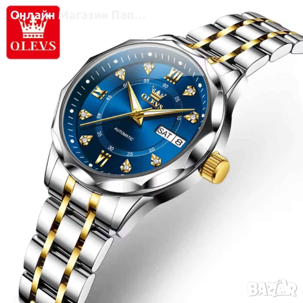 OLEVS 6727 Дамски Луксозен Автоматичен Часовник, снимка 1