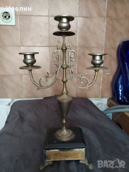 стар бароков свещник, снимка 1