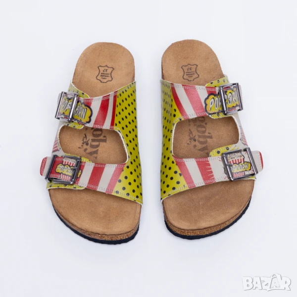 🥁 Намаление - Летни ортопедични чехли с велурена стелка | Марка Tuasolea, снимка 1