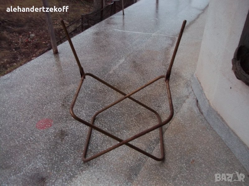 Ретро столче за риболов къмпинг градината и дома, снимка 1