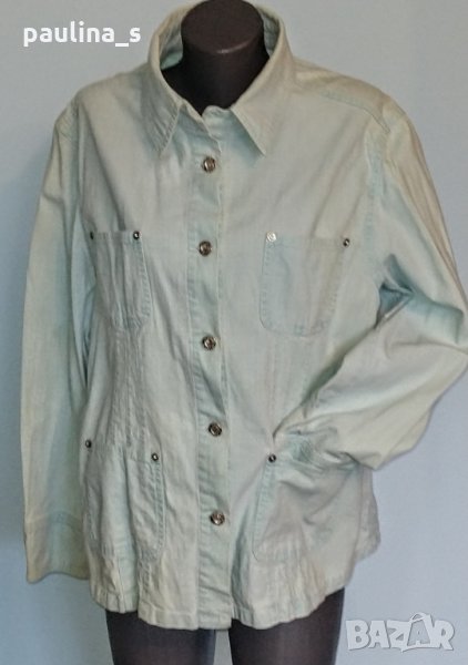 Еластично дънково яке тип сако "Marcks & Spencer"® / голям размер, снимка 1